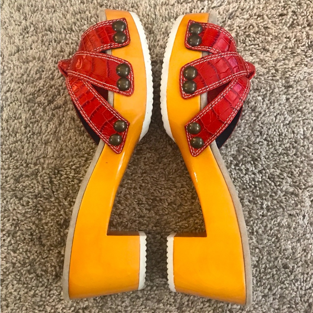 EUC Marc Jacobs Sexy Red Platform Sandals, Size 9.5 - Picture 5 of 10
